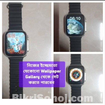 8 Ultra Smart Watch with Box,Charger & Black Belt